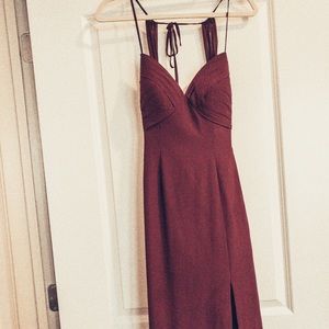 Azazie Dress- Hailey Color- Cabernet